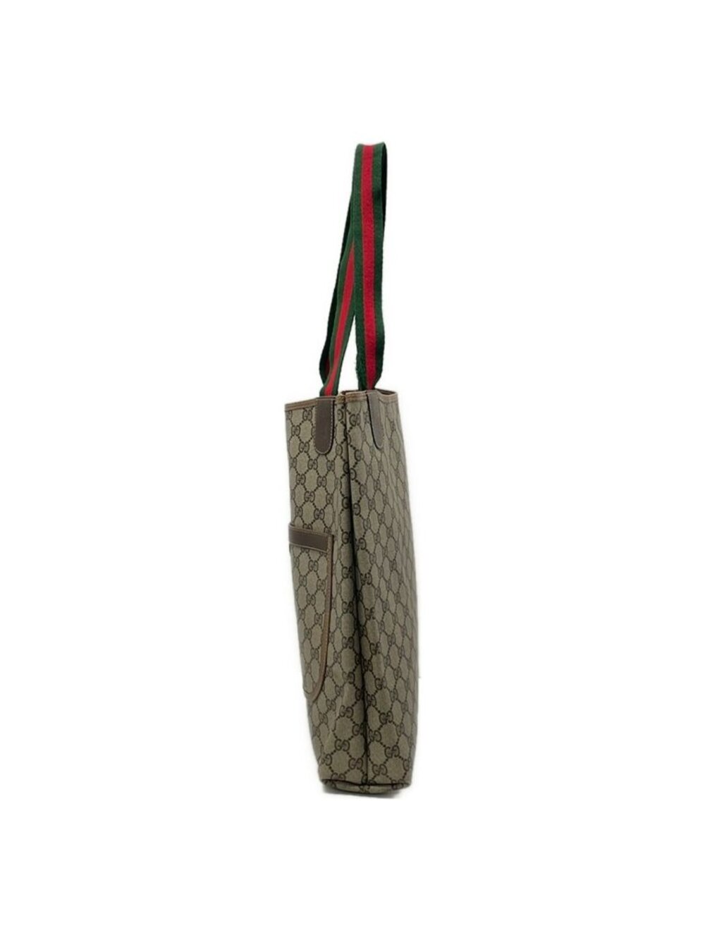 Gucci Tote Collection GG Plus Supreme Sherry Beige Brown Multi Cotton Leather - Picture 2 of 10